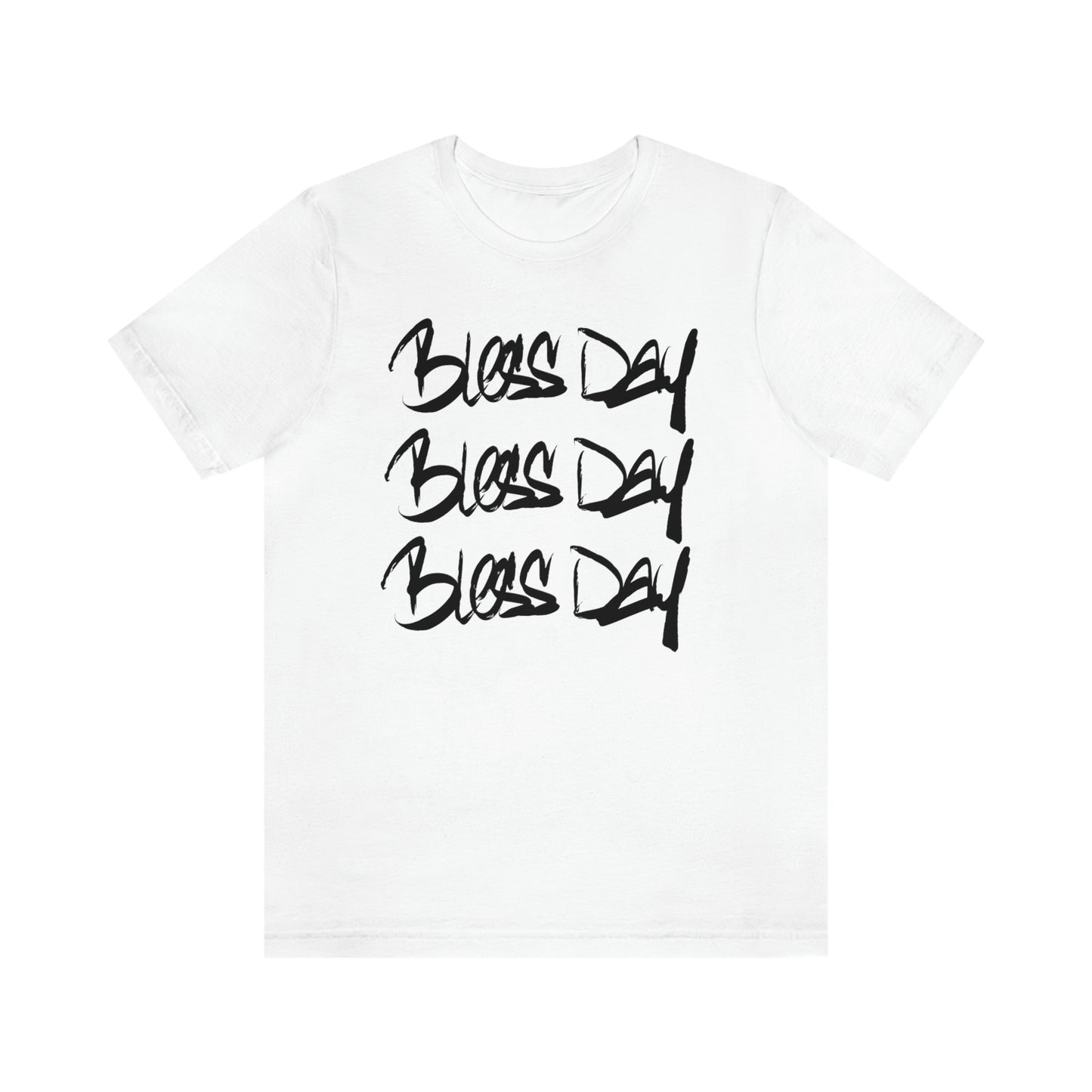 Bless Day T-Shirt - White/Black