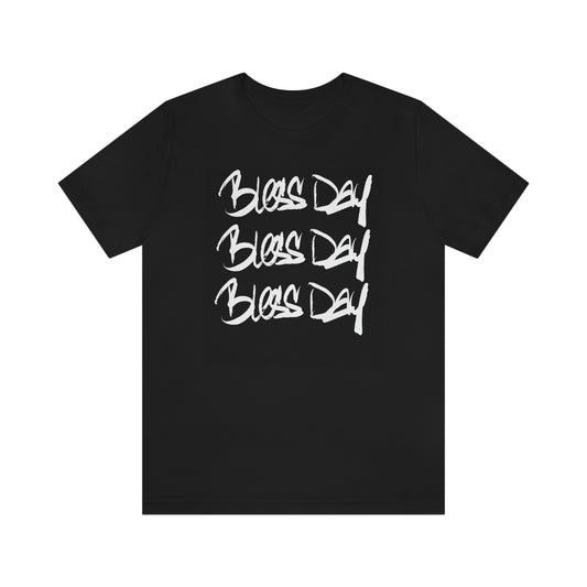 Bless Day T-Shirt - Black/White