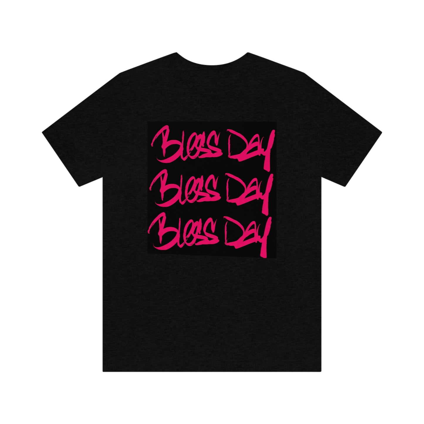 Bless Day T-Shirt - Black/Pink