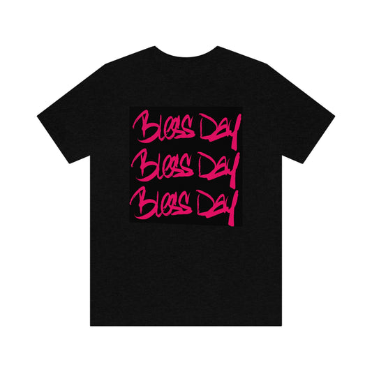 Bless Day T-Shirt - Black/Pink